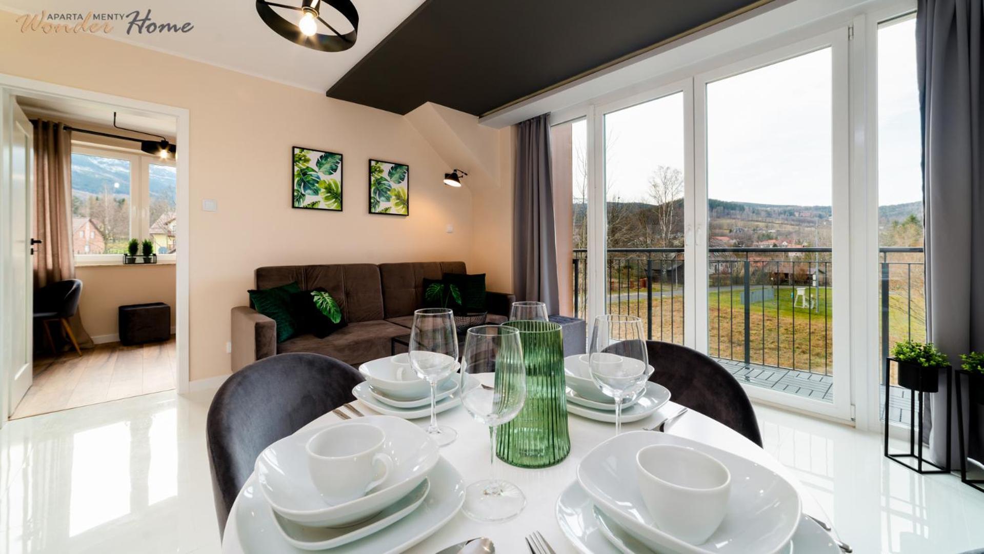 Wonder Home - Apartamenty W Malowniczej Okolicy, Z Balkonami I Widokiem Na Gory Karpacz Kültér fotó
